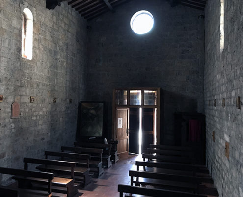 interno della chiesa di San Michele a Camaiore