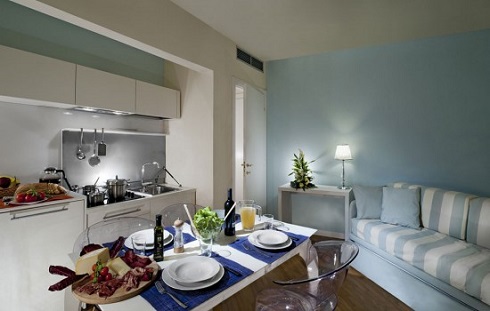 Cucina appartamento Hotel Esplanade Viareggio