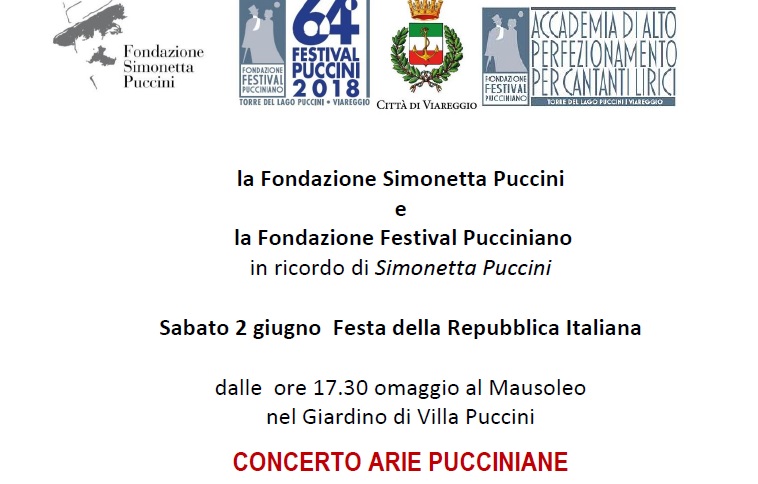 concerto arie pucciniane, festival puccinano