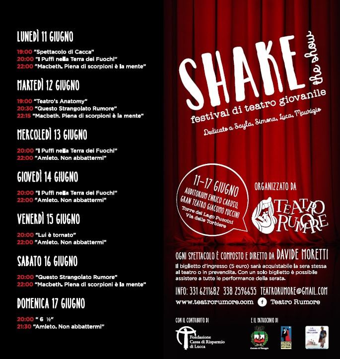 shake the show viareggio