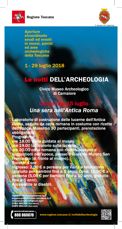 NOTTI DELL'ARCHEOLOGIA: UNA SERA NELL’ANTICA ROMA