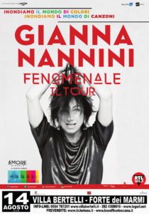 Gianna Nannini a Villa Bertelli
