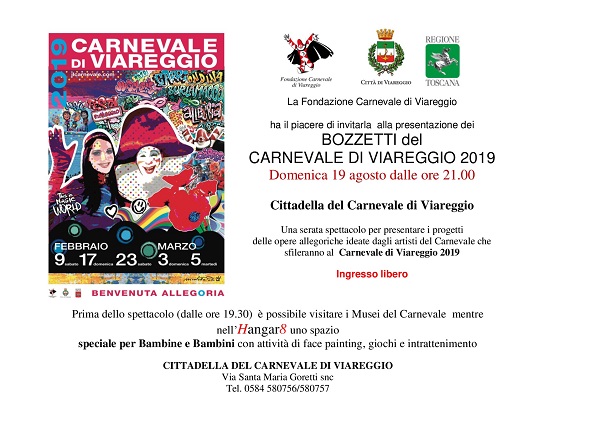 presentazione bozzetti carnevale viareggio